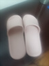 京東京造【抗菌皮紋拖】eva軟彈家居防臭浴室夏季新款拖鞋女粉色39-40 曬單實拍圖