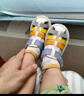 牧童嬰兒涼鞋女步前鞋叫叫鞋夏季軟底男童包頭皮涼鞋 陽(yáng)光藍(lán) 18碼 曬單實(shí)拍圖