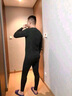 蒙羊王7A抗菌男士保暖內(nèi)衣套裝男無痕發(fā)熱羊絨蠶絲冬季加厚秋衣秋褲套裝 深灰色 L 曬單實(shí)拍圖