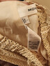 moussy 女裝新品甜美森系風(fēng)木耳邊波點(diǎn)半身裙女028HSA30-1981 070米色 S 曬單實(shí)拍圖