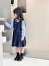 衣諾坊兒童演出服校服女童連衣裙套裝春秋新品主持人中大童團體畢業(yè)園服 曬單實(shí)拍圖