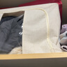 登比布藝收納箱衣服棉被整理箱玩具衣物儲物箱百納箱 米色66L2只裝 曬單實(shí)拍圖