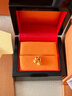 老鋪黃金古法手工足金耳飾 · 玫瑰花鉆飾養耳針（線(xiàn)上專(zhuān)款） 一對重約1.1g（含膠墊） 曬單實(shí)拍圖