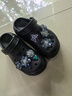 卡駱馳（crocs）經(jīng)典泡芙Clog男女一腳蹬懶人沙灘鞋 CR207521-001 37 曬單實拍圖