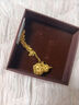 周大生復(fù)購補(bǔ)貼黃金葫蘆吊足金花絲福祿生財掛墜七夕禮物送女友 1.55g 曬單實(shí)拍圖