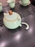 蘇氏陶瓷（SUSHI CERAMICS）汝窯冰花釉茶具套裝 開片可養(yǎng)金線泡茶壺三才蓋碗8茶杯高檔禮盒裝 曬單實拍圖