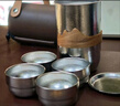 GEEGO純鈦旅行茶具便攜式快客杯泡茶壺旅行茶杯戶(hù)外茶具套裝送禮盒套裝 【禮盒包裝】茶壺+茶杯*4+收納袋 曬單實(shí)拍圖