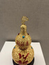夢(mèng)佳家畫(huà)金絲琺瑯葫蘆擺件客廳招財電視柜玄關(guān)裝飾品搬家禮物喬遷新居禮品 金絲琺瑯彩葫蘆 10.8*10.8*23CM 曬單實(shí)拍圖
