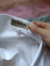 啄木鳥(niǎo)【100支雙股純棉DP免燙】白色襯衫男士長(cháng)袖口袋商務(wù)正裝職業(yè)襯衣 長(cháng)袖款3KD13白色 39 曬單實(shí)拍圖