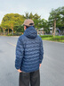 Columbia哥倫比亞男女無(wú)縫熱壓銀點(diǎn)拒水650蓬鴨絨保暖羽絨服WE6610 464亞太修身版型 遠山藍 L (180/100A) 曬單實(shí)拍圖