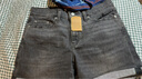 Levi's李維斯女士修身直筒簡(jiǎn)約美式復古時(shí)尚隨搭煙灰色牛仔短褲 煙灰色 29 曬單實(shí)拍圖