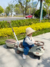 ANGI BABY兒童扭扭車1-3-6歲防側(cè)翻扭扭車可坐大人溜溜車搖搖車寶寶扭扭車 卡其色【藍(lán)牙+音樂+拖斗+推桿】 六一兒童節(jié)禮物扭扭車兒童車 曬單實(shí)拍圖