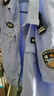 迪伽洛保安服短袖襯衫制服門衛(wèi)物業(yè)酒店執(zhí)勤服夏天戶外訓(xùn)練服可定制 藍色短袖+標(biāo)貼 175/XL 曬單實拍圖