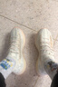 阿迪達斯Yeezy380椰子夏日透氣男女時(shí)尚運動(dòng)休閑鞋GY2649 42.5 曬單實(shí)拍圖