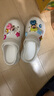 素全女鞋洞洞鞋女款秋季涼鞋外穿厚底包頭沙灘涼拖鞋女 曬單實(shí)拍圖