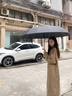 慕妮薇德國96骨全自動反向雨傘折疊特大號加厚加固暴雨專用男士高檔三人 星空黑155cm【LED燈-96雙龍骨】 曬單實拍圖