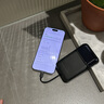 安柏?！拘聡鴺?biāo)3C認(rèn)證】充電寶20000毫安大容量自帶線便攜小巧可上飛機(jī)移動電源快充適用于華為小米蘋果 【磨砂黑】自帶雙線+插頭/輕巧便捷/超級快充 20000毫安/可上飛機(jī)/3C認(rèn)證 曬單實拍圖