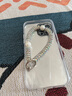 威愷 適用蘋果15promax手機殼iPhone15pro保護套蘋果15全包防摔自帶鏡頭膜網(wǎng)紅高端男女款羽紗殼+手鏈 閃粉鏡羽紗銀底四葉草+手鏈 iPhone 15 Pro Max 曬單實拍圖