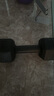 艾美仕（AiMeiShi）環(huán)保啞鈴包塑六角啞鈴男士6kg（3kg*2）家用健身器材 兩只裝 曬單實(shí)拍圖