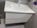 曲詩(shī)慕浴室柜陶瓷一體盆衛生間洗臉洗手盆柜組合衛浴智能鏡柜洗漱臺盆柜 全境智能鏡柜40寬【吊柜】100cm 曬單實(shí)拍圖
