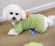MIKI PAD狗狗衣服秋冬款加厚保暖寵物背心貓衣服雪納瑞比熊泰迪可牽引馬甲 【四腳款絨衣】綠色小鴨 M胸圍37cm（按照胸圍購買(mǎi)/參考體重4-6斤） 曬單實(shí)拍圖