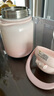膳魔師（THERMOS）噸噸桶大肚杯316L不銹鋼大容量兒童保溫杯七夕節(jié)教師節(jié)禮物TEMA 草莓泡泡配杯帶+吸管 950ml 曬單實拍圖