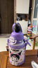 杯具熊（BEDDYBEAR）開口笑兒童雙飲保溫杯男女小學(xué)生寶寶吸管水杯送禮保溫壺女士杯子 雙飲保溫杯-庫洛米酷洛米600ml 曬單實(shí)拍圖