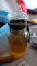 【送杯套】大容量加厚玻璃杯子便攜噸噸杯茶水分離帶杯套泡茶水杯 透明 1000ml噸噸桶 1只裝 曬單實(shí)拍圖