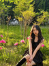 JIOESC2025新款法式黑色吊帶連衣裙女夏掐腰顯瘦氣質(zhì)絕美公主蛋糕蓬蓬裙 黑色吊帶連衣裙 L (建議100-110斤) 曬單實(shí)拍圖