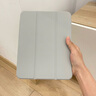 閃魔適用ipad11/10保護殼25/22款ipad11/10保護套帶筆槽蘋(píng)果ipad11保護套11/10代亞克力透明灰色 曬單實(shí)拍圖