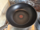 特福（Tefal）炒鍋有鈦不粘鍋家用炒菜鍋少油煙32cm炒鍋電磁爐燃?xì)庠钔ㄓ贸村?曬單實(shí)拍圖