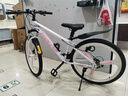永久山地自行車成人山地車學(xué)生鋁合金變速油碟剎內(nèi)走線男女士單車賽車 三刀/白粉色/競速軸承/一體輪轂 27.5寸【適合：170-195cm】 27速【定位變速+可鎖減震】 曬單實拍圖
