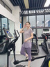 徽格兒夏季薄款七分褲跑步女運(yùn)動(dòng)套裝透氣健身訓(xùn)練服短袖瑜伽服速干上衣 紫色兩件套（灰咖紫褲） M 曬單實(shí)拍圖