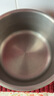 赫巴茲（HZIB）純鈦奶鍋無涂層輔食鍋奶鍋寶寶熱奶煮面泡面小湯鍋電磁爐燃氣通用 【純鈦奶鍋】內(nèi)徑18.1cm外徑 20cm 曬單實拍圖