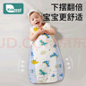 柯斯德尼（kidsneed）嬰兒睡袋純棉紗布無袖背心寶寶春秋薄款護肚睡衣防踢被四層M碼 曬單實拍圖