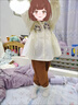 迪士尼女童套裝春秋2025新款洋氣甜美兒童春季娃娃領(lǐng)襯衫女寶寶時(shí)髦春裝 咖色 110 cm 曬單實(shí)拍圖