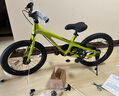 優(yōu)貝（RoyalBaby）兒童自行車(chē)鎂合金男女單車(chē) 月亮系列5-9歲 宇航員18寸 檸檬綠 曬單實(shí)拍圖