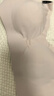 意芬無尺碼文胸軟支撐聚攏防下垂女士收副乳無鋼圈薄款無痕內衣女夏季 淺咖 均碼 曬單實拍圖