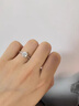 金宙18K金培育鉆石結婚戒指女1克拉50分戒子人工鉆戒情人節送女友老婆 18k金1克拉培育鉆DVVS上海IGI證 曬單實(shí)拍圖