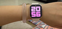 Apple/蘋果 Watch Series 10 智能手表GPS款42毫米玫瑰金色鋁金屬表殼淡桃粉色運動型表帶S/M MX1R3CH/B 曬單實拍圖