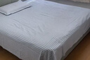 良良（liangliang）嬰兒涼席成人抗菌涼席1.8x2米兒童苧麻軟涼席夏季中學(xué)生宿舍禮盒 靜謐藍·1.8米床【230*205cm】 抑菌防螨-涼而不冰 曬單實(shí)拍圖