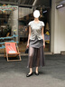 妙麗（Millies）品牌輕奢內(nèi)增高船鞋真皮一腳蹬女鞋2025夏季新款小眾休閑百搭單鞋 黑色 36 (230mm)  標(biāo)準(zhǔn)碼 曬單實(shí)拍圖