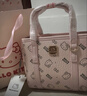 凱蒂貓（hellokitty）正品菜籃子包印花迷你手提包包女時(shí)尚休閑單肩包小眾設計感斜挎包 大甜甜喵喵話(huà)/S碼（17*10*16cm） 曬單實(shí)拍圖