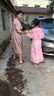 女童連衣裙夏季2025新款洋氣兒童雪紡長(zhǎng)裙韓版中大童小女孩碎花裙 086仙女粉 160 曬單實(shí)拍圖