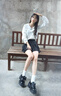 卓詩(shī)尼粗跟小皮鞋女2025年秋季新款蝴蝶結單鞋復古配裙子jk厚底樂(lè )福鞋女 棕色 37 曬單實(shí)拍圖
