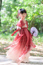 奧特曼兒童漢服男童秋季2025新款女童超仙古裝國學(xué)服春秋中國風(fēng)演出服裝 玉光-紅色女款長(cháng)袖(贈送折扇+頭 140 身高130-140cm年齡8-9歲 曬單實(shí)拍圖