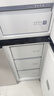 美的（Midea）餐邊柜427零嵌入式冰箱45cm超薄十字四開(kāi)門(mén)除菌三循環(huán)節(jié)能風(fēng)冷無(wú)霜家用超薄電冰箱國(guó)家補(bǔ)貼20% BCD-427WUSGPZM月光米 曬單實(shí)拍圖