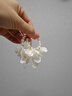 妙奕嘉海邊度假風耳環(huán)女2025新款花朵超仙耳飾夸張拍照高級感氣質耳圈 白色繁花耳環(huán)一對 曬單實拍圖