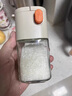 麥?zhǔn)嫣氐聡?guó)定量鹽罐調(diào)料盒玻璃廚房調(diào)味料罐密封防潮家用撒鹽控量調(diào)料瓶 白色1個(gè)裝-定量控鹽-噴/撒兩用.. 曬單實(shí)拍圖