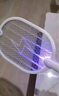 德雷博（DEREMBO ）電蚊拍滅蚊燈兩用鋰電池充電式紫光誘蚊基孔肯雅熱滅蚊神器P01 曬單實(shí)拍圖